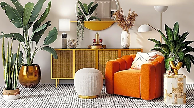 Goldie Hawn's 1960s Living Room Inspires 'Subtle Maximalism' Interior Design Trend