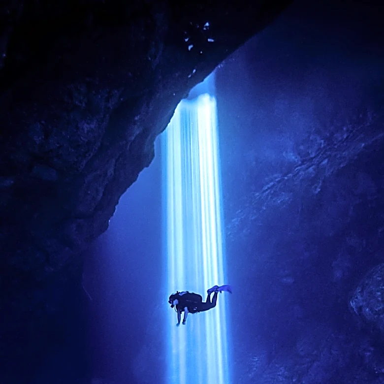 Nicte Ha Cenote in Tulum, Mexico, Offers Unique Underwater Diving Experience