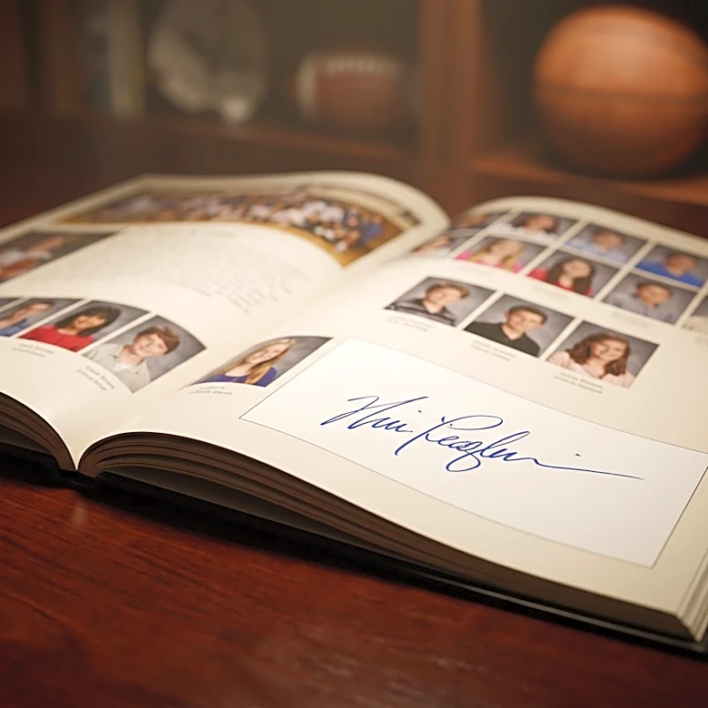 Jalen Brunson's Earliest Known Autograph from Middle School Yearbook Up for Auction