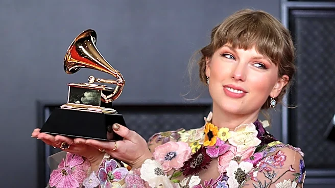 Taylor Swift Attends Private Emmys Event in Black Floral Dress, Evoking '1989' Era