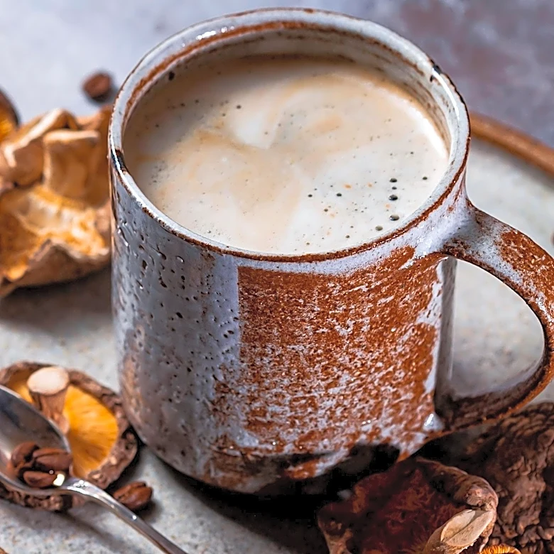 Decaf Mushroom Coffee Blends Offer Reduced Caffeine Options for Consumers