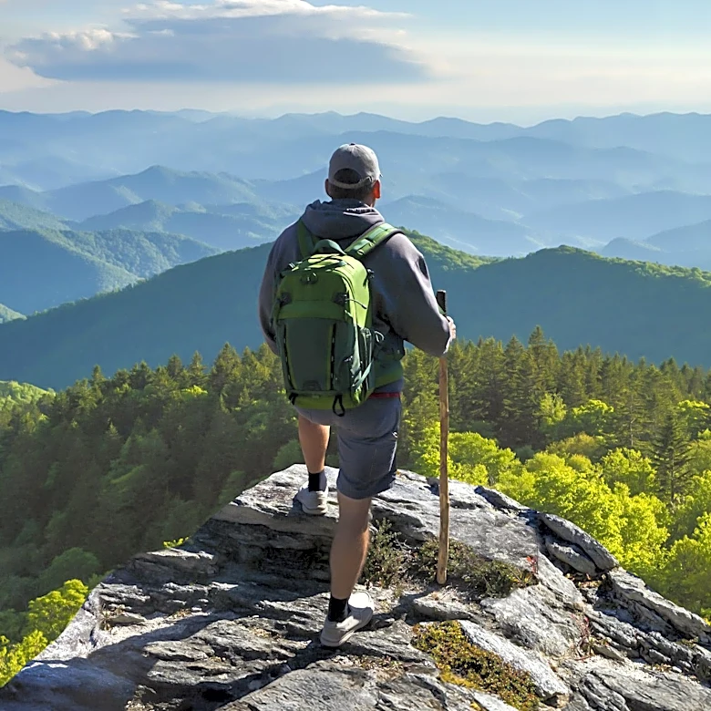 Asheville, North Carolina, Offers Extensive Hiking and Outdoor Activities in Ancient Blue Ridge Mountains