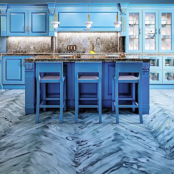 Patrick and Brittany Mahomes Showcase High-Contrast 'Panda Marble' Kitchen Design