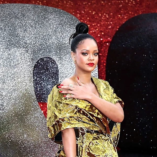 Rihanna Wears Snakeskin Sandal Heels During New York Family Outing with A$AP Rocky