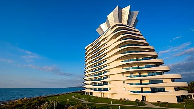Georgian Residential Complex Rejects Straight Lines, Mimicking Ocean Curves in Architectural Design