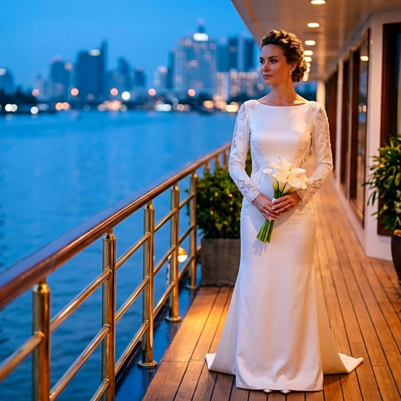 Kim Couture Unveils 'Evermore' Bridal Collection Aboard Saigon River Cruise
