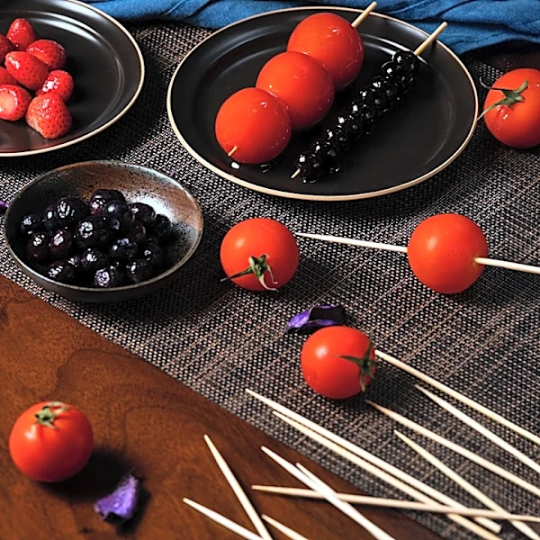 Indigo Blue Berries Cherry Tomatoes Developed for Enhanced Nutrition and Novelty
