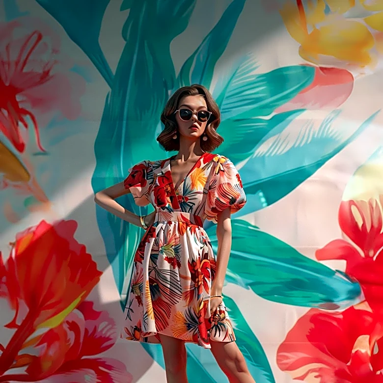 Saweetie's Vintage Roberto Cavalli Dress Featured in Ibiza Fashion Guide