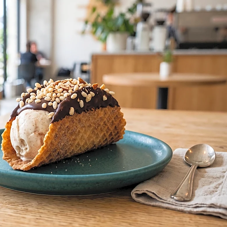 Taco Bell and Salt Straw Launch Churro Ice Cream Taco Nationwide