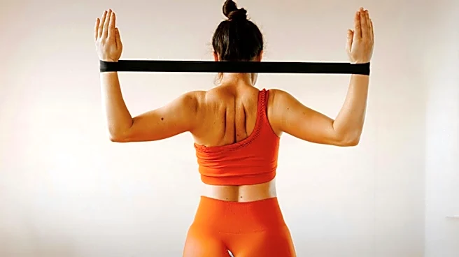 Frida Redknapp Shares Resistance Band Exercises for Upper Body Strength