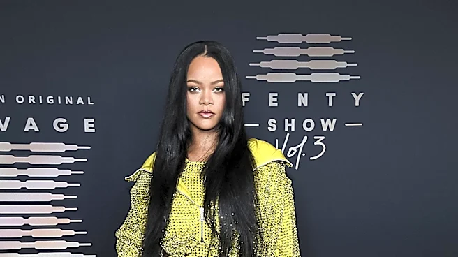 Rihanna Showcases Savage X Fenty Leopard Print Negligee on Instagram