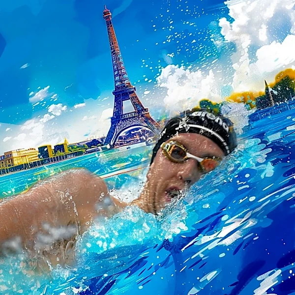Olympic Swimmer Léon Marchand Faces Backlash for Declining Political Stance