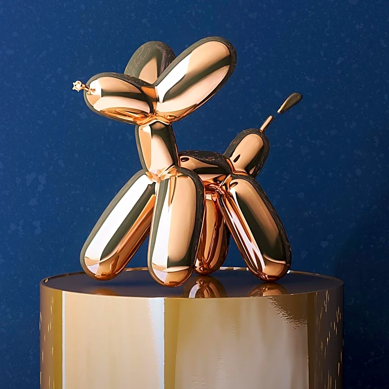 T.J. Maxx Introduces Metallic Dog Lamps Resembling High-End Anthropologie Designs at Discounted Prices