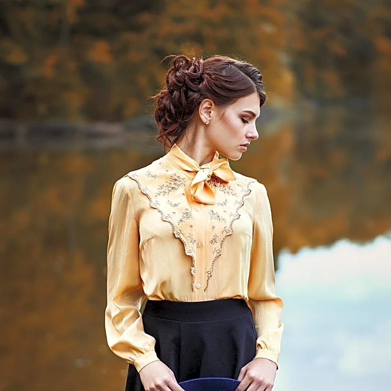 The 'Granny Blouse' Trend Reimagines Vintage Fashion with Modern Styling