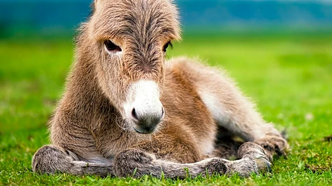 Donkey Named Chocula Exhibits Dog-Like Affection Towards Owner