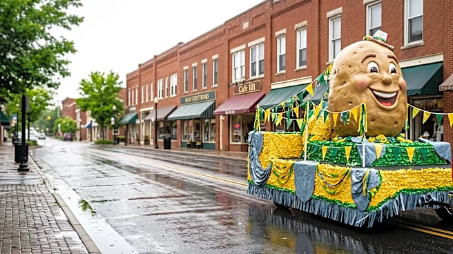 Rain Drenches Grand Forks Potato Bowl Parade, Participants Persevere
