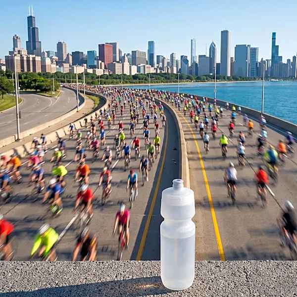 Thousands of Cyclists Participate in Car-Free Bike the Drive Event on DuSable Lake Shore Drive