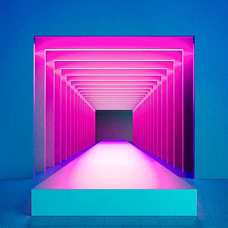 Vaporwave Aesthetic Influences Modern Interior Design and Digital Art