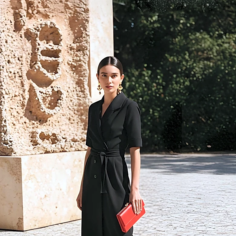 Princess Charlene of Monaco Channels Queen Letizia's Style in Black Carolina Herrera Dress During Visit to Les Baux-de-Provence