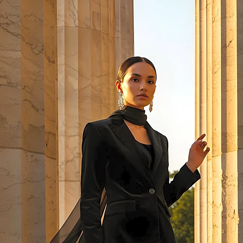 Hellessy's Pre-Fall 2026 Collection Blends Track Stripes with Evening Wear