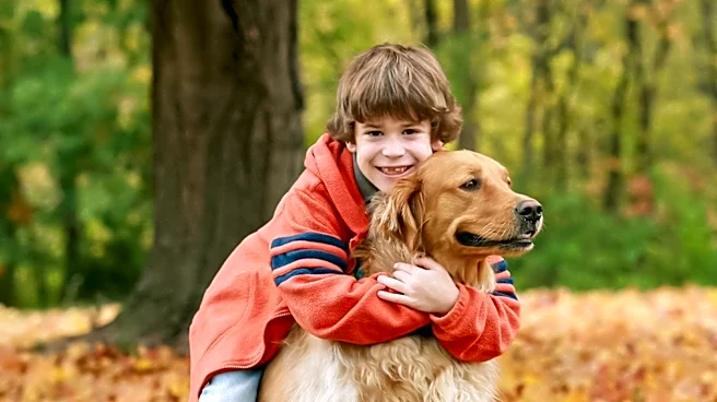 Golden Retriever Boards School Bus Following Siblings on First Day