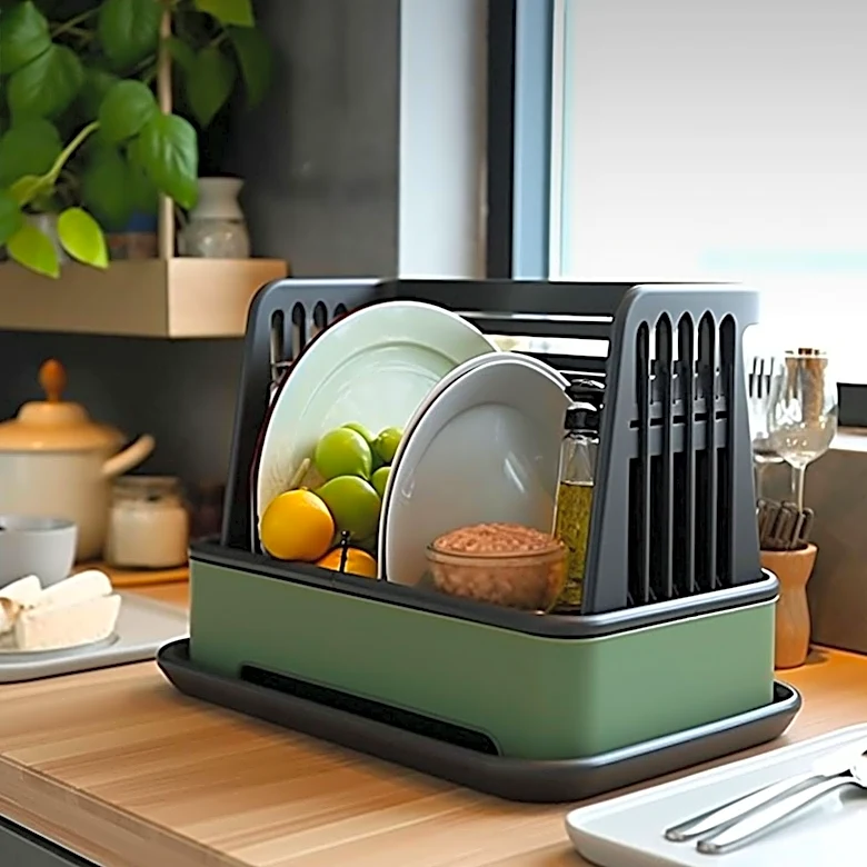 Dollar Tree Dish Rack Utilized for Efficient Freezer Organization