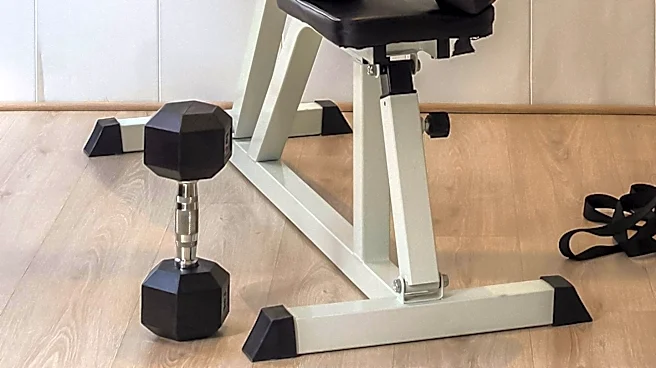 Dumbbells and Workout Benches Enable Effective At-Home Triceps Exercises for Muscle Definition