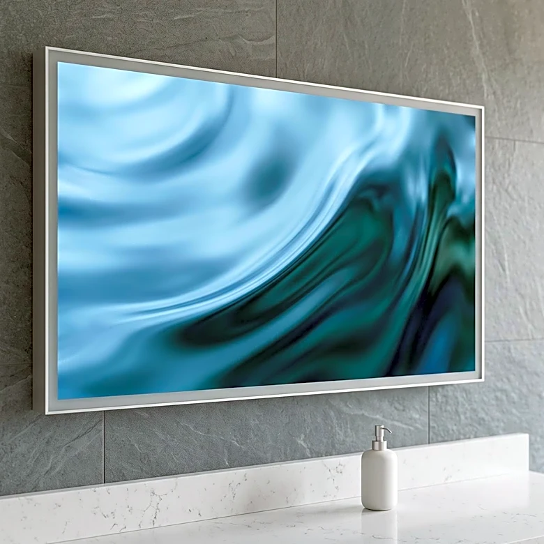 Smart Vanity Technology Integrates Waterproof TVs and Advanced Features into Bathrooms
