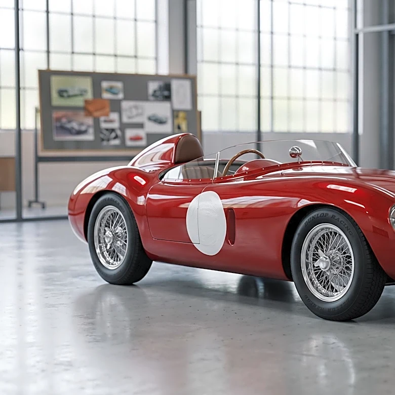 Ferrari 500 TR Race Car Receives Hand-Painted Livery Restoration
