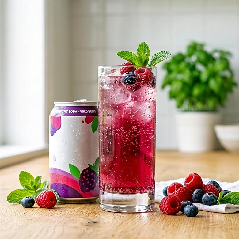 Poppi Prebiotic Soda Offers Wild Berry Flavor with Gut Health Benefits