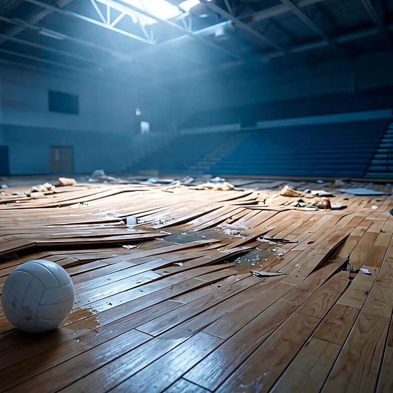 Marian Catholic Girls Volleyball Team Faces Road Season Due to Storm Damage