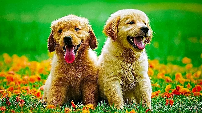 Golden Retriever Puppy Apollo Joins Unfamiliar Family Reunion in Viral Video
