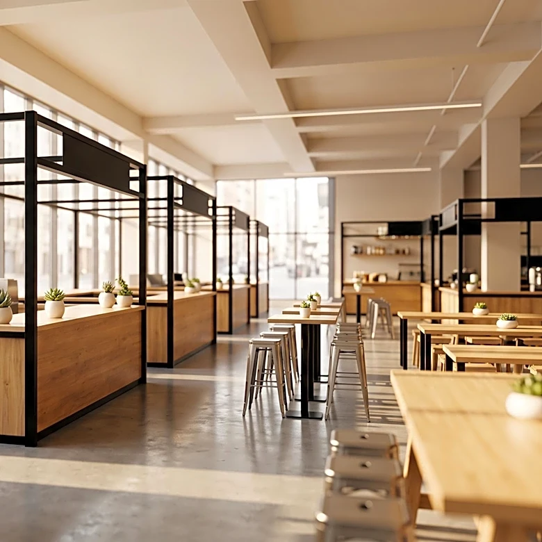 Commas Food Hall in Downtown Silver Spring Reopens with New Vendors and Management