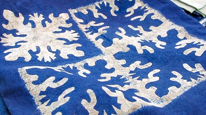 Natural Indigo Dye from India Utilized in Art and Textiles