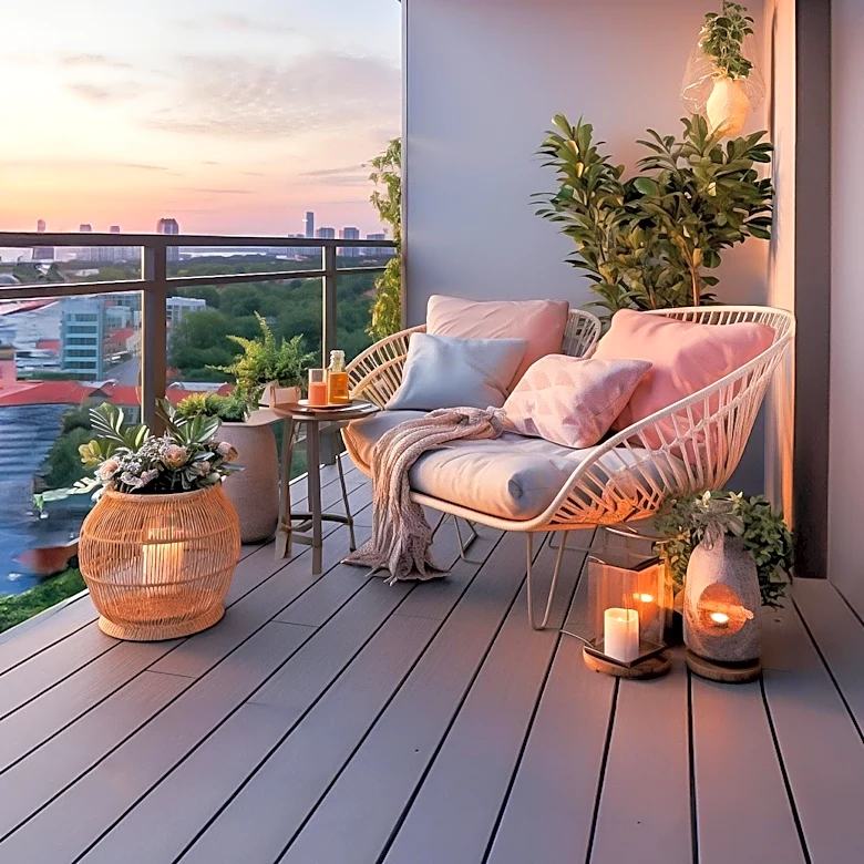 Balcony Makeovers Emphasize Plants, Lighting, and Seating for Enhanced Outdoor Living
