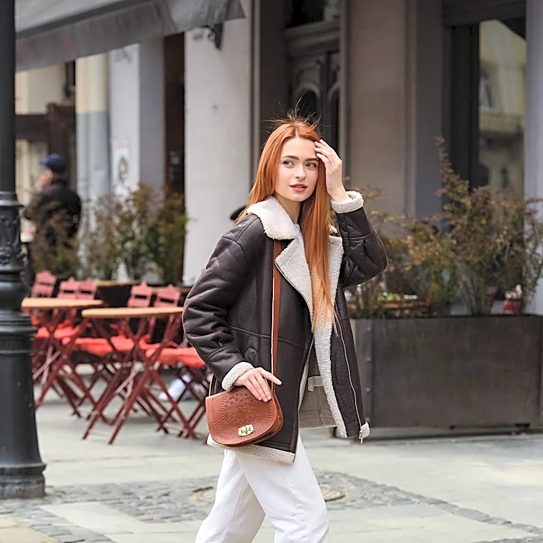 Ottolinger Features Studded Baguette Bag, Oversized Faux-Shearling Coat, and Boxer Shorts in Latest Offerings