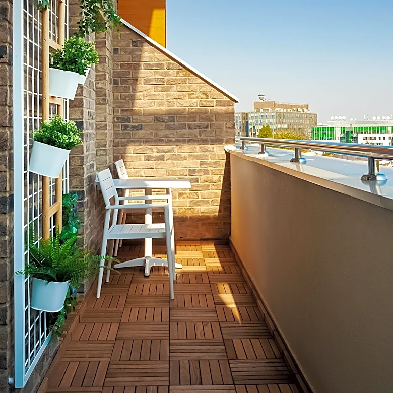 Balcony Makeovers Focus on Privacy and Functionality with Lightweight Materials