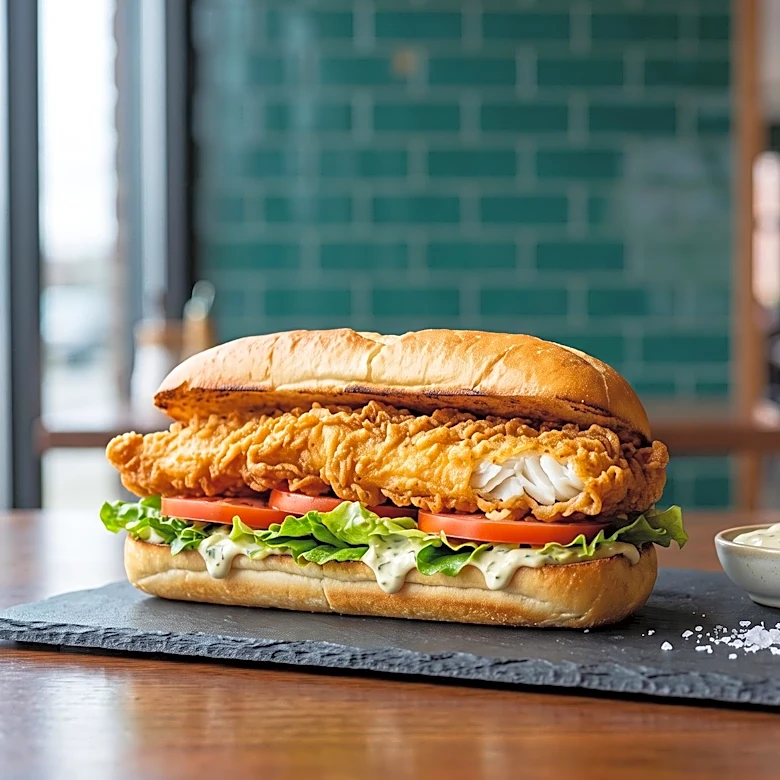 Philadelphia Eatery Jordan Johnson's Achieves Viral Success with Buttermilk Fried Fish Hoagies