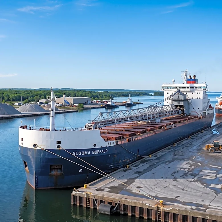 Algoma Buffalo, a Great Lakes Bulk Carrier, Documented in Muskegon