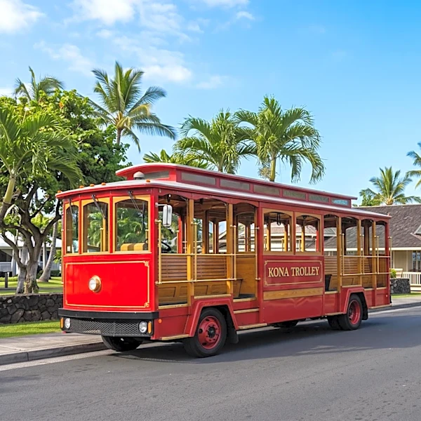 Kona Trolley Resumes Service in Kailua Village with Cashless System