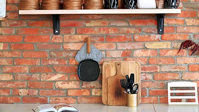 Coffee Bar Cabinet Design Incorporates Pod Storage and Floating Shelves
