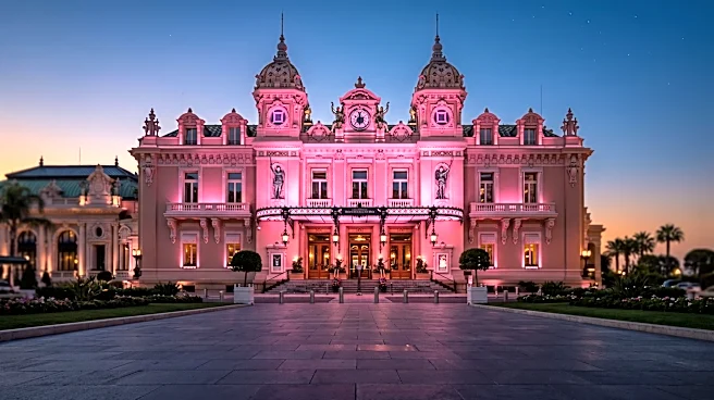Princess Charlene of Monaco Initiates Pink October with Casino Square Illumination