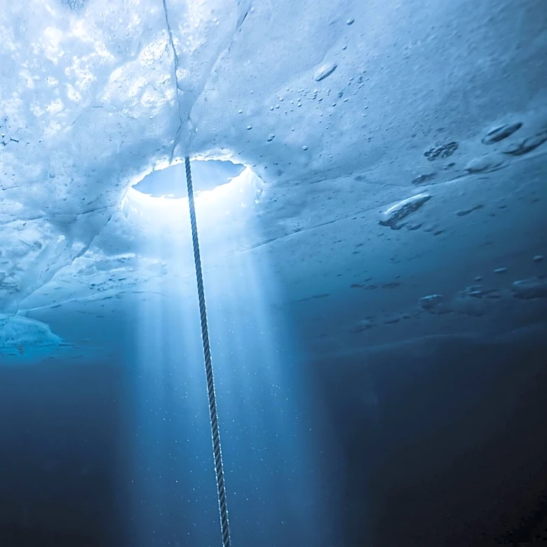 Freediving Under Ice Offers Unique Quiet and Challenge