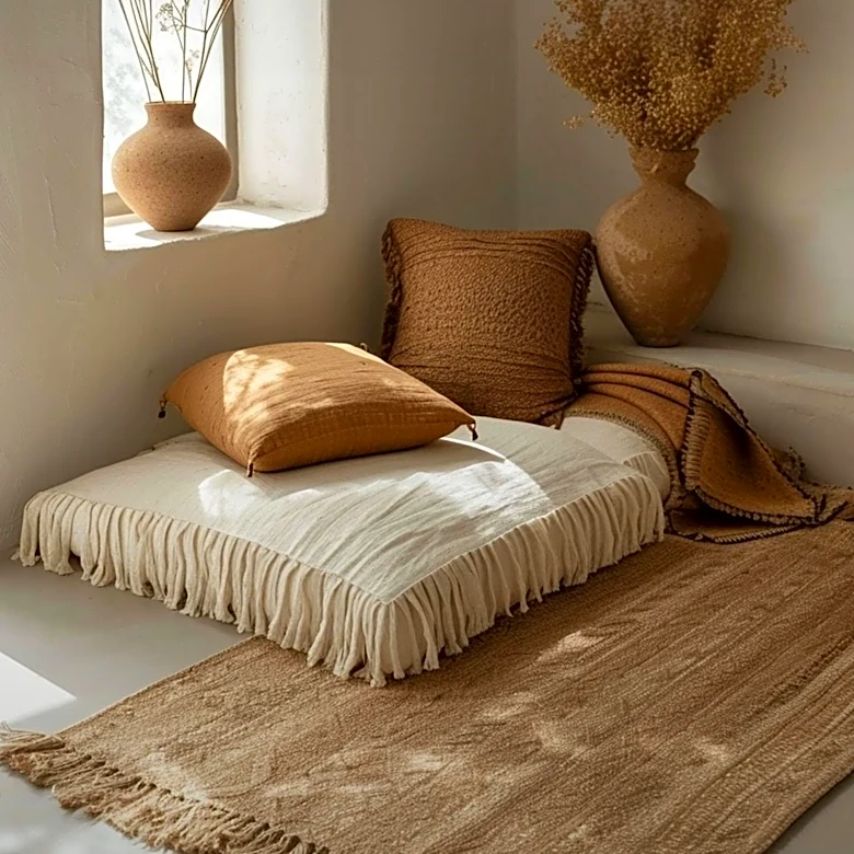 Cottagecore Aesthetic Emphasizes Natural Materials and Handmade Details in Home Decor