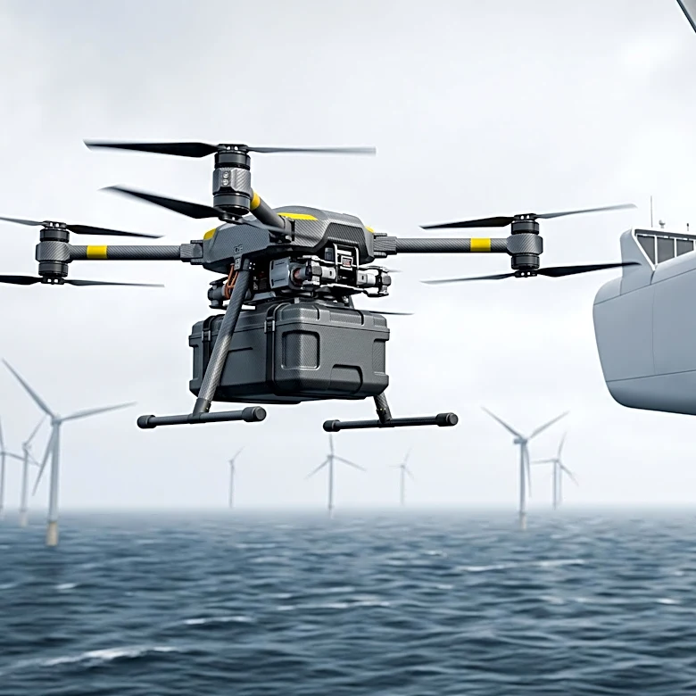 Ørsted Trials Heavy Cargo Drones for Offshore Wind Turbine Maintenance at Hornsea 2