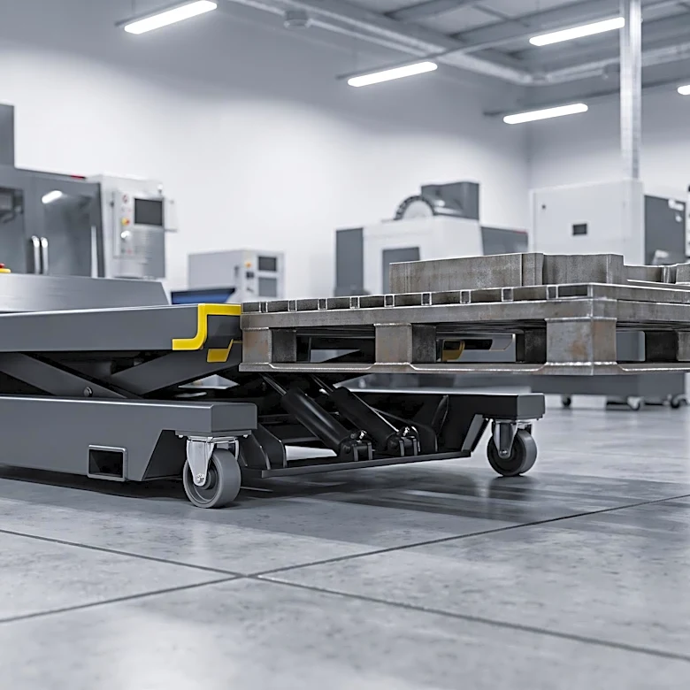 Align Production Systems Delivers Custom Low-Profile Platform Transporter for Heavy Pallet Handling