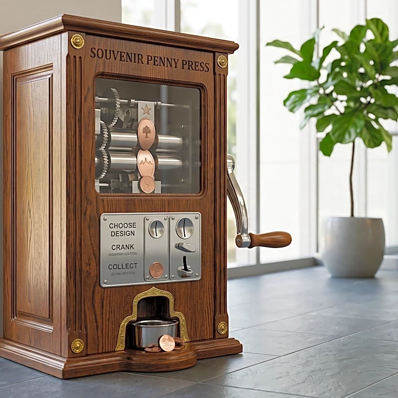 North St. Paul City Hall Introduces Penny Press Machine for Souvenirs