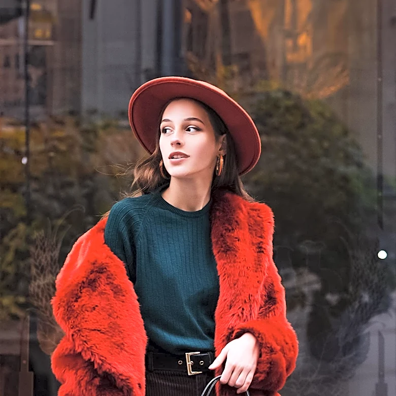 Zara's Faux Fur Peplum Jacket Signals Return of Peplum and Faux Fur Trends