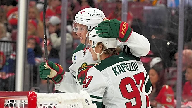Kirill Kaprizov's Hat Trick Leads Minnesota Wild to 4-1 Victory Over Florida Panthers in Home Opener