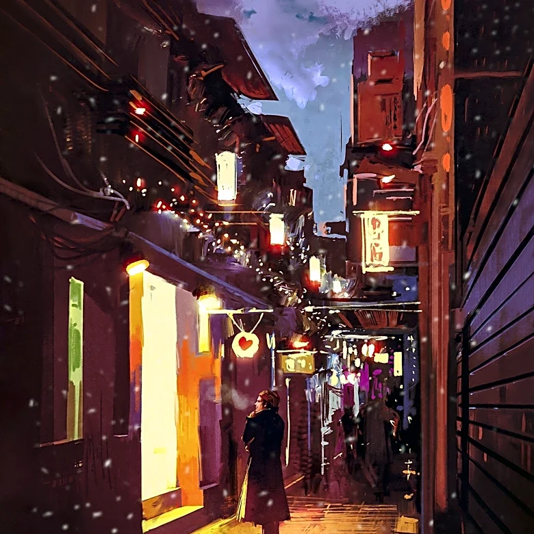 Digital Art Utilizes Mood Lighting to Convey Weather and Atmosphere
